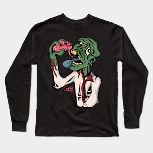 Zombie Brains Long Sleeve T-Shirt